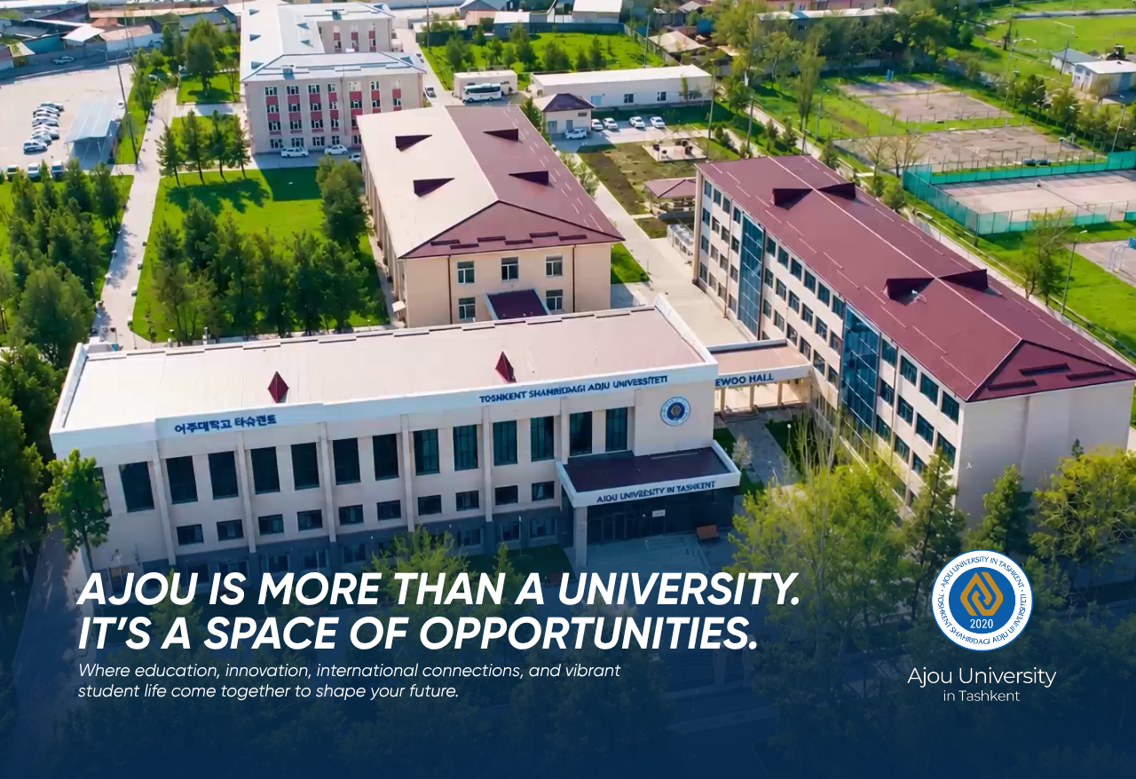 Ajou is not just a university. It is a space of opportunities.